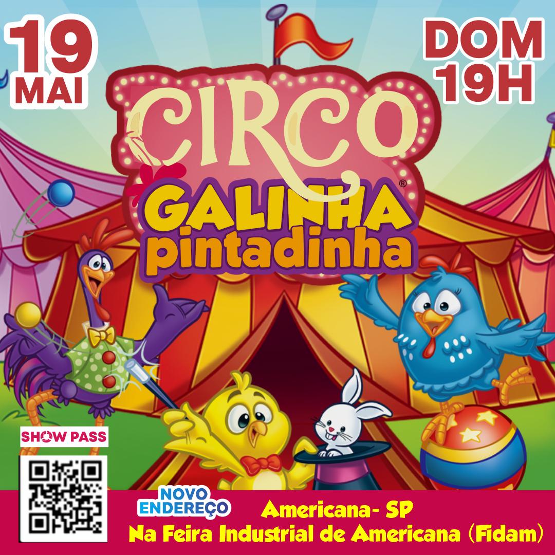 Circo da Galinha Pintadinha 19.05 - 19.00