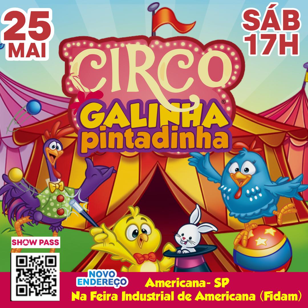 Circo da Galinha Pintadinha 25.05 - 17.00