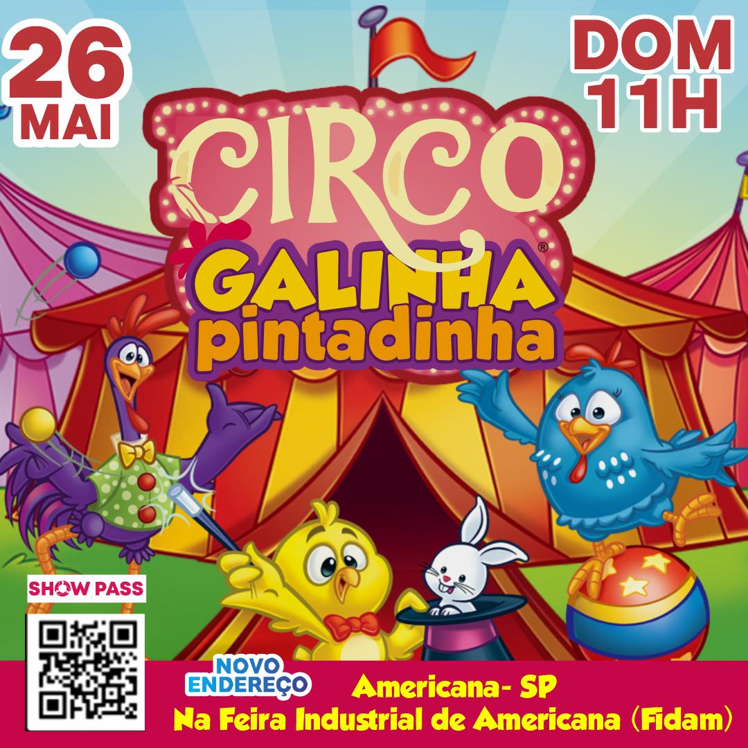 Circo da Galinha Pintadinha 26.05 - 11.00