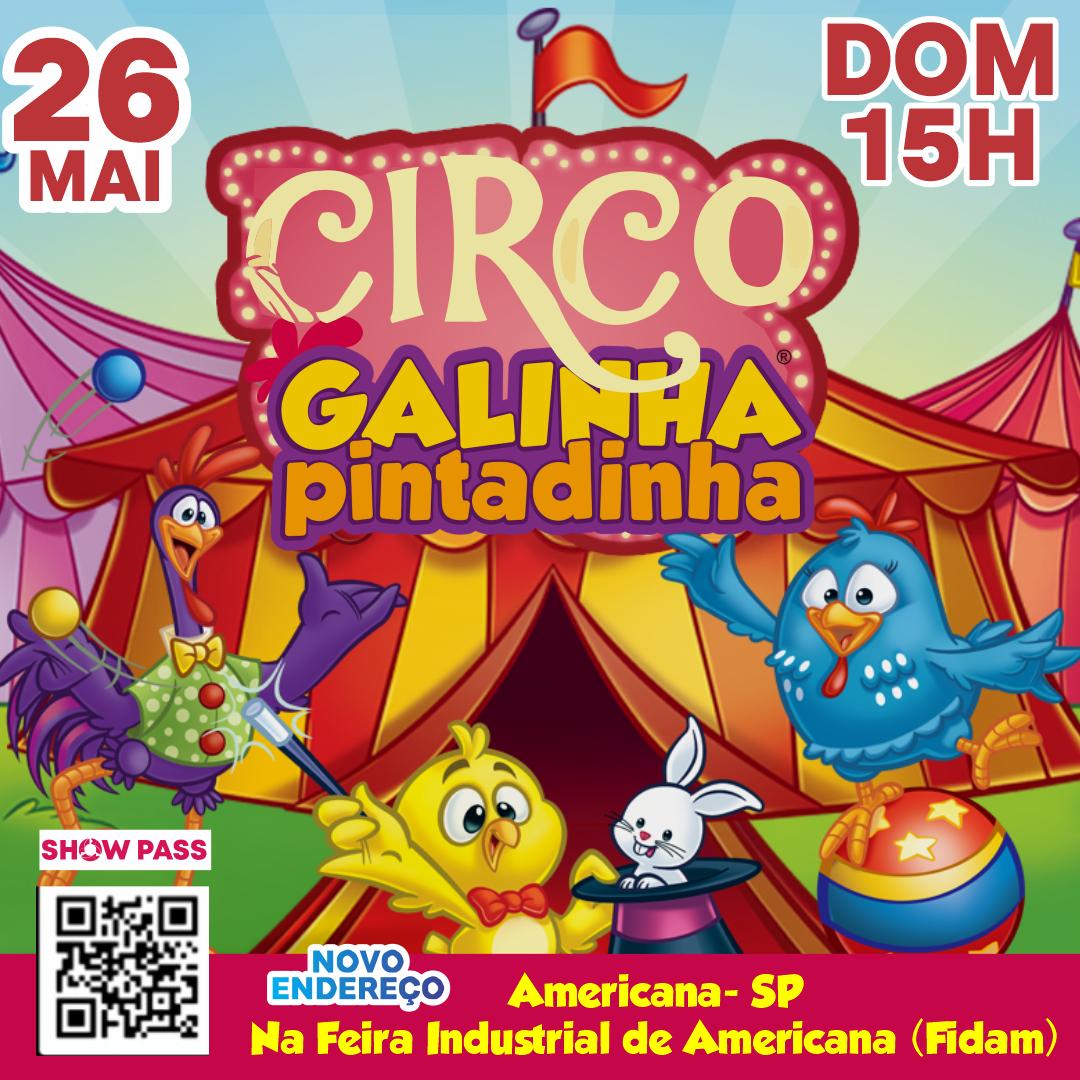 Circo da Galinha Pintadinha 26.05 - 15.00